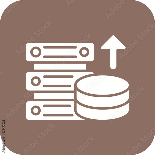 Data Storage Line Icon