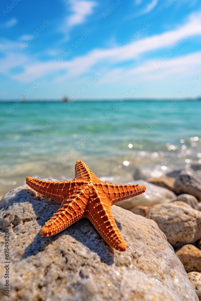 Starfish on the beach