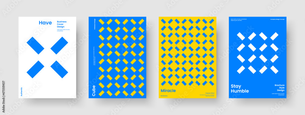 Fototapeta premium Abstract Flyer Template. Modern Brochure Layout. Creative Banner Design. Business Presentation. Background. Poster. Report. Book Cover. Handbill. Journal. Leaflet. Catalog. Advertising. Newsletter