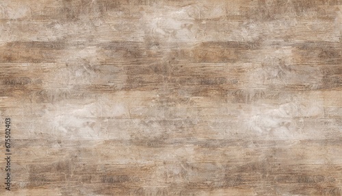 Seamless woodgrain texture. Faded neutral tan brown flooring design. Detailed ornate rustic pattern background. photo