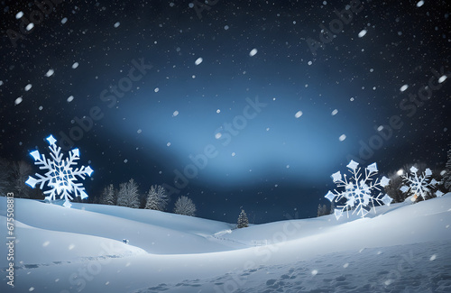 Christmas Holiday Banner. Christmas Background. Christmas Greeting. Christmas Tree. Copy Space. © Saud Visuals