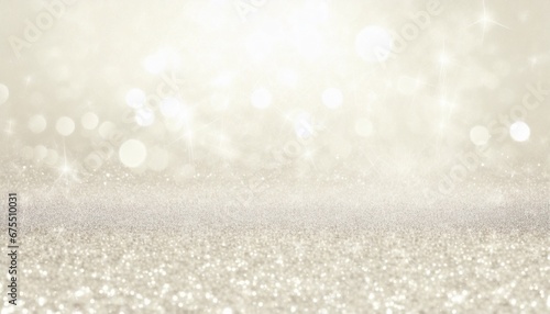 Glitter background in pastel delicate bright silver and bright white tones