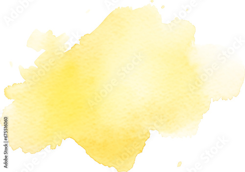 yellow watercolor stain © Alex