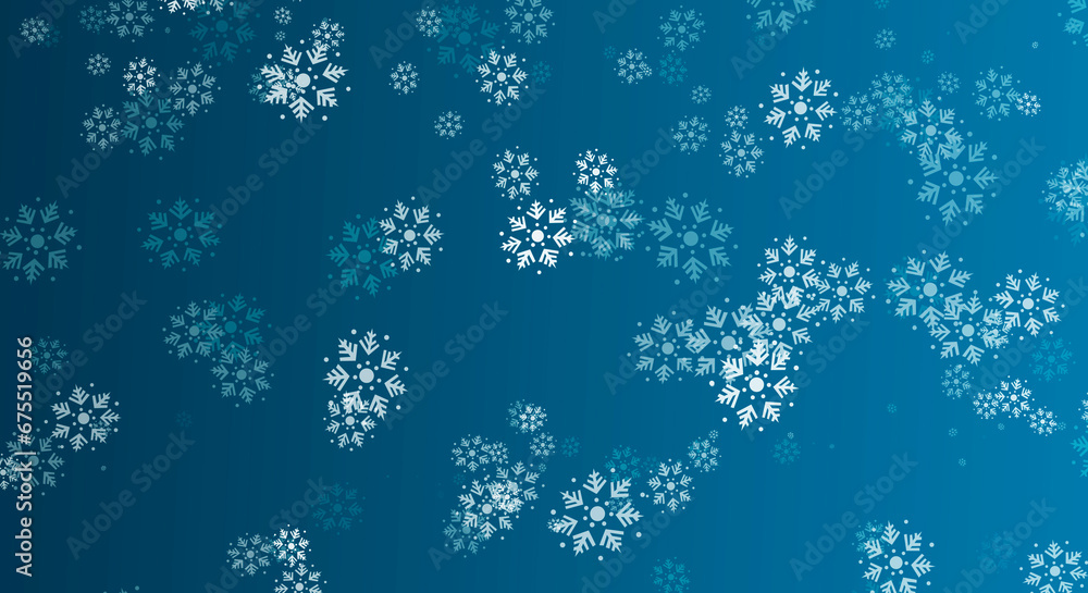 Fondo azul con copos de nieve. Fondo azul con copos de nieve.