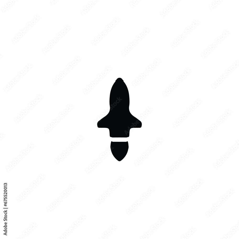 Rocket icon. Simple style space science poster background symbol. brand logo design element. Rocket t-shirt printing. Vector for sticker. Rocket icon. Simple style space science poster background symbol. brand logo design element. Rocket t-shirt printing. Vector for sticker.
