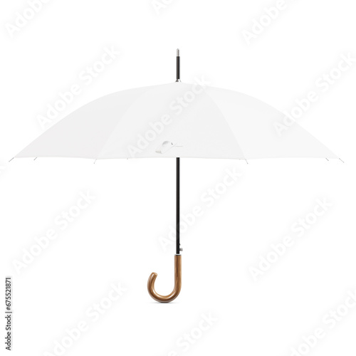 a white Umbrella isolated on a white background