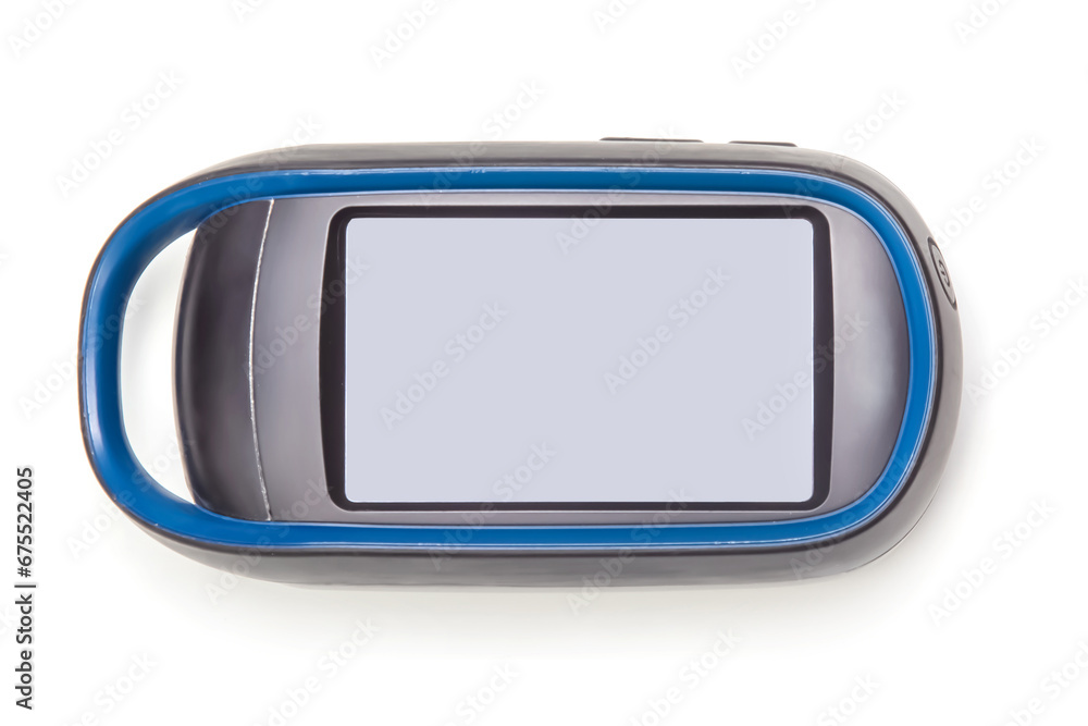 GPS navigator on a white background. travel accessories GPS navigator on a white background. travel accessories
