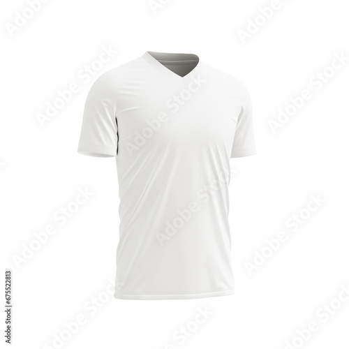 a image of a V-Neck Soccer Jersey T-Shirt isolated on a white background