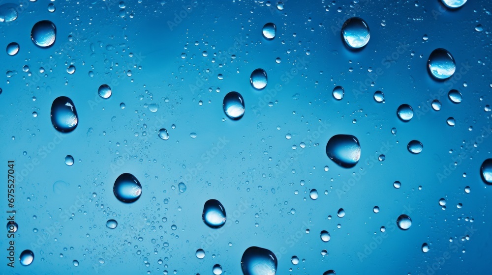 background of water drops on glass.