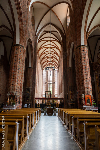interior of a beautiful catholic church