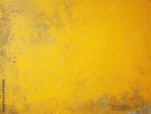 Textured background abstraction. Painted wall. Vibrant colors design. Dark Yellow.