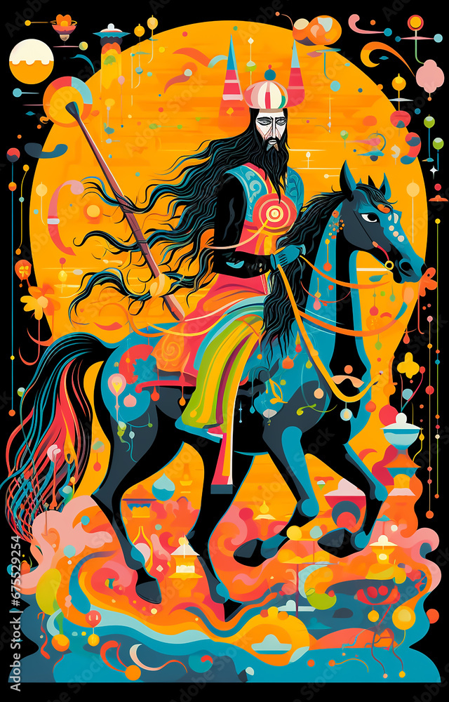 Fantasy knight on horse from wonderland stories for kids book, Illustrated Cartoon, comics, Fantasy knight on horse from wonderland stories for kids book, Illustrated Cartoon, comics,
