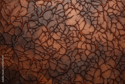 Top-down view of briar pattern, external surface material texture photo