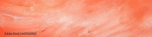 Textured background abstraction. Painted wall. Vibrant colors design. Light Vermilion color.
