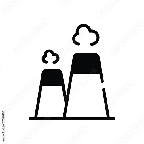 Nuclear Power icon vector stock illustration
