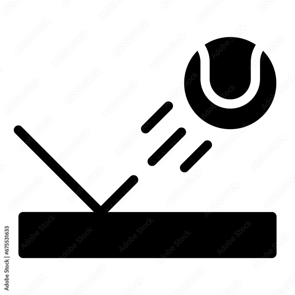 Bouncing of tennis Ball icon Bouncing of tennis Ball icon