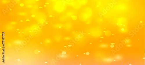 Orange bokeh widescreen background for seasonal, holidays, event and celebrations