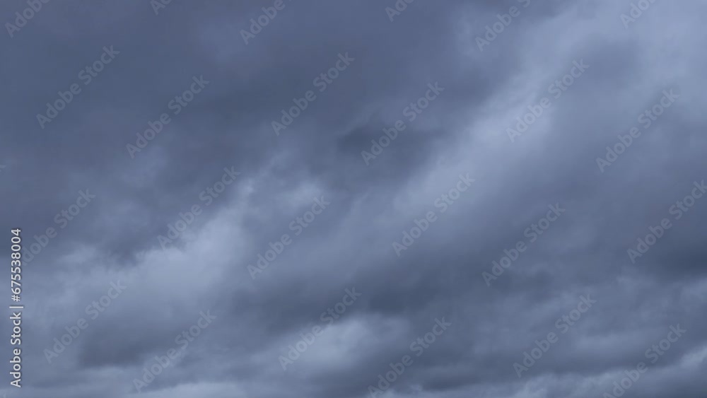 Stormy gray sky moves across the sky Stormy gray sky moves across the sky
