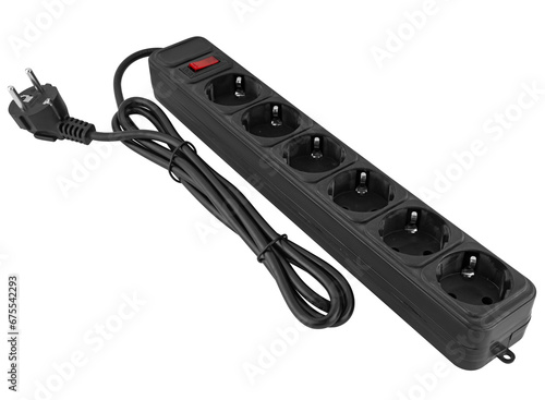 surge protector, electrical extension cord with sockets photo