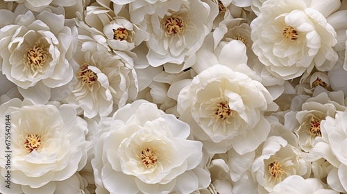  a bunch of white flowers that are all over the place for a wallpaper or a wall hanging on a wall. generative ai