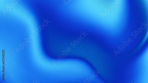Abstract background blue color flow grainy wave dark noise texture cover header wallpaper design