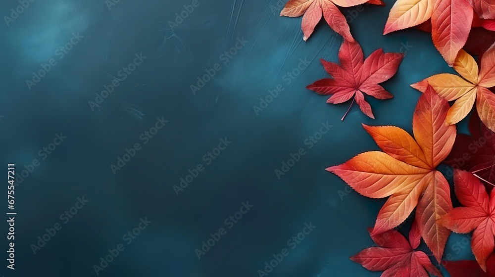 Autumn background with co