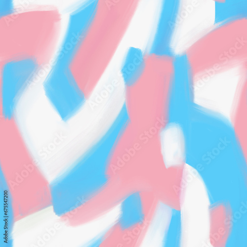 Seamless textured pattern with transgender flag. Illustration for Pride Month. Print for clothes