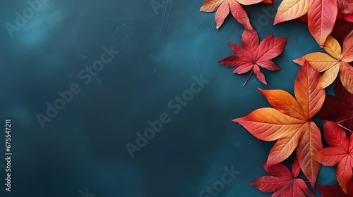 Autumn background with co
