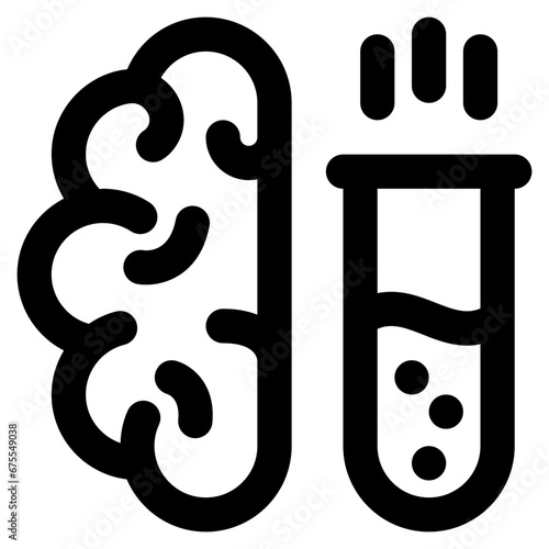 neuroscience icon illustration