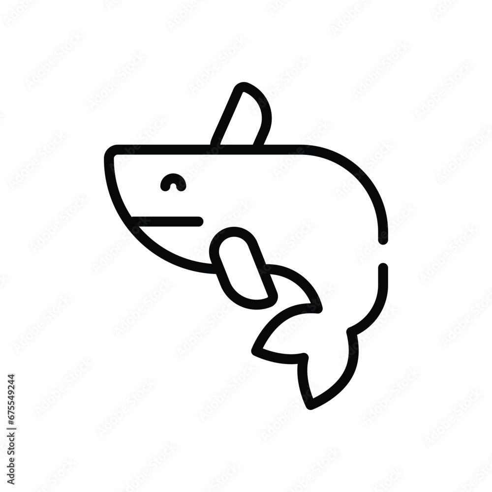 whale fish icon vector stock illustration whale fish icon vector stock illustration