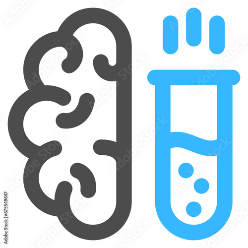 neuroscience icon illustration