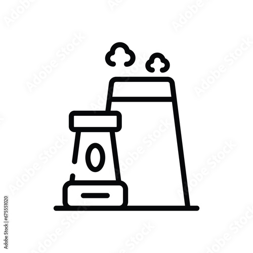 Factroy icon vector stock illustration