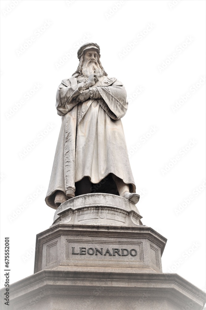 Fototapeta premium Leonardo Statue
