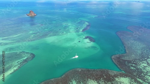 view of the sea with Chinaman’s Hat photo