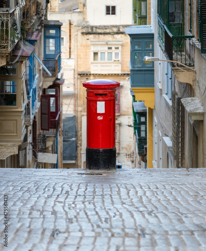 British Red Post box in Malta