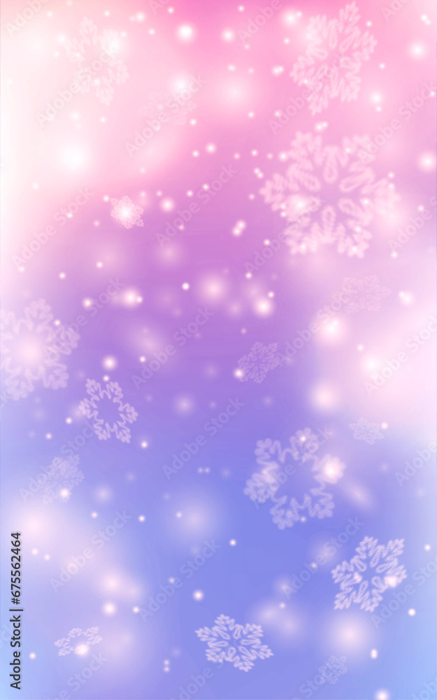 Christmas winter holiday falling snow pattern.Cold winter Christmas and New Year background.Snowfall. Christmas evening.