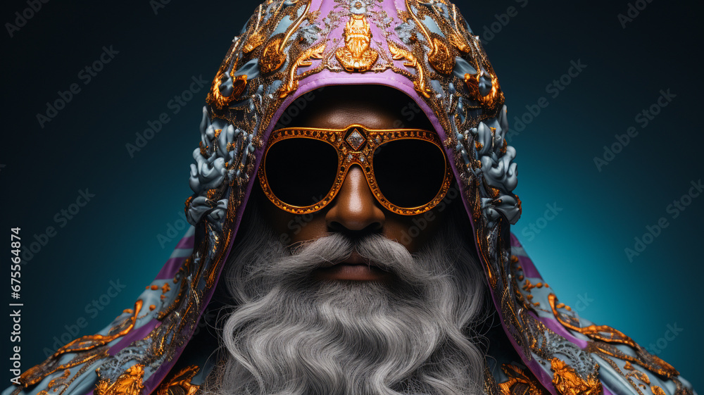 Reyes Magos. respected persons who, according to Gospel of Matthew, brought gifts to Jesus Christ after learning of Messiah's birth Three wise men magicians priests banner greeting card copy space. - obrazy, fototapety, plakaty 
