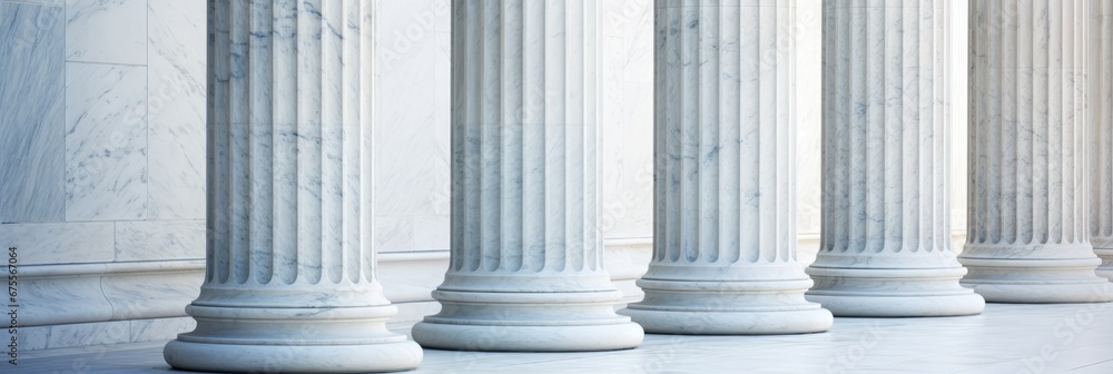 Elegant marble columns. Architectural columns Elegant marble columns. Architectural columns