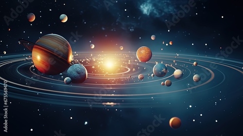 A solar system model photo