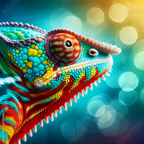 close up of a chameleon © jeff