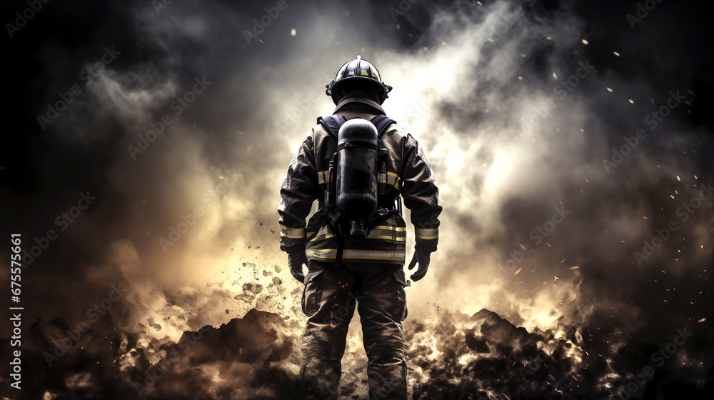 firefighter in action firefighter in action