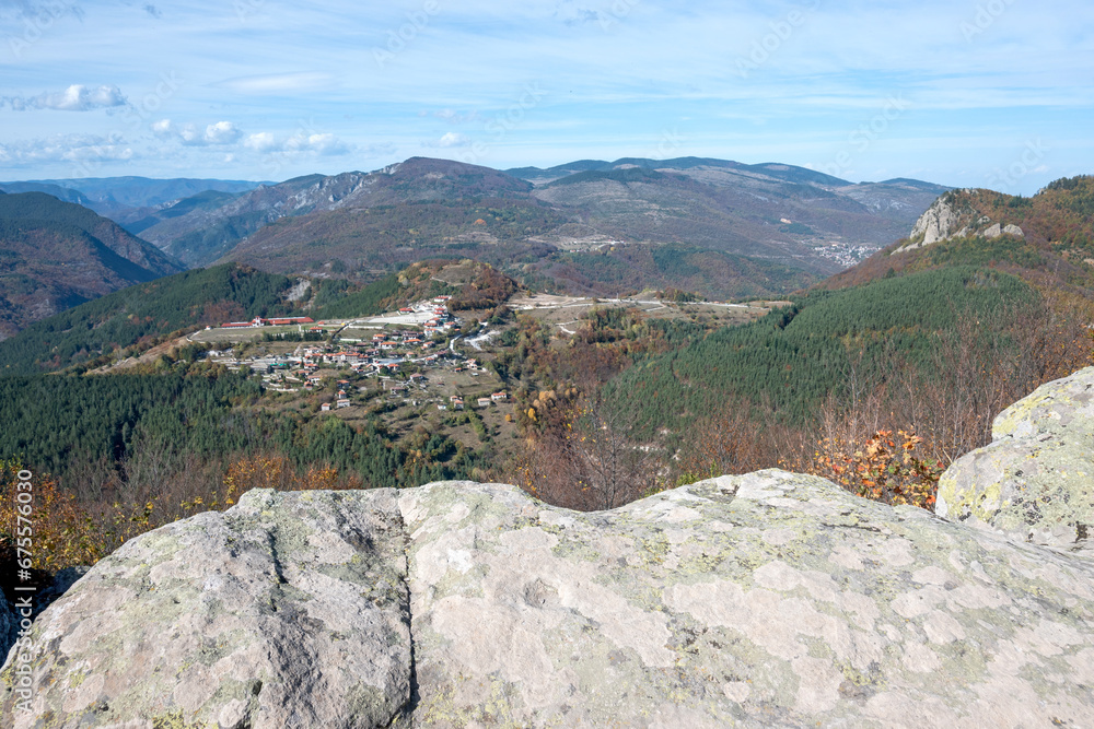 Autumn view of ancient sanctuary Belintash, Bulgaria Autumn view of ancient sanctuary Belintash, Bulgaria