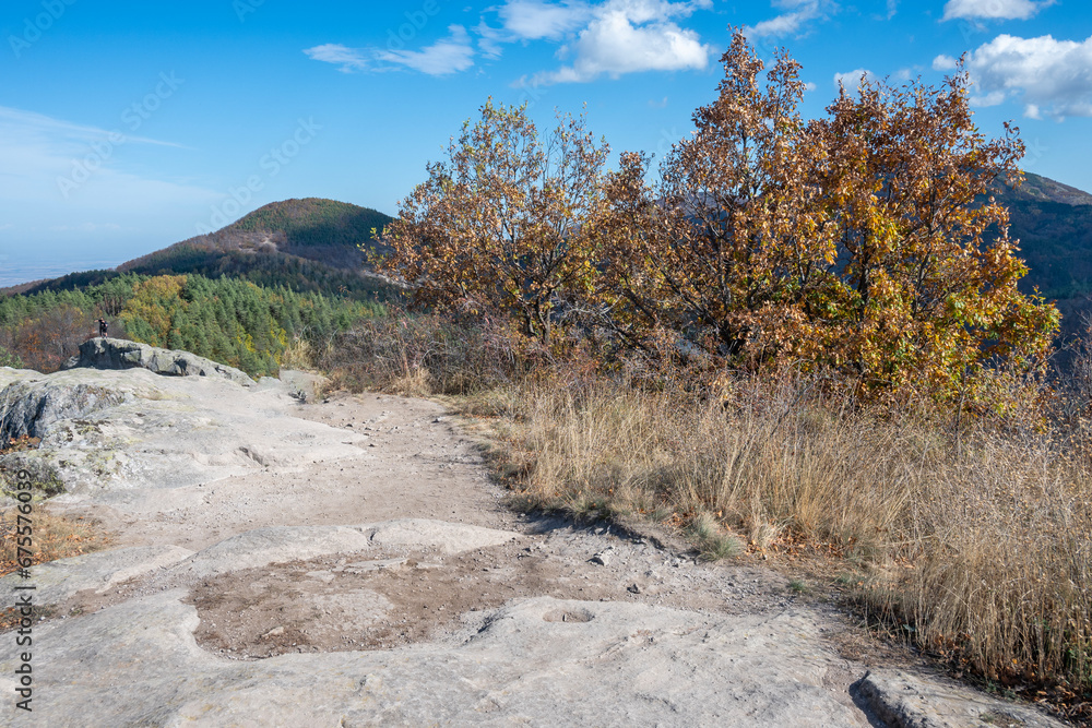 Autumn view of ancient sanctuary Belintash, Bulgaria Autumn view of ancient sanctuary Belintash, Bulgaria