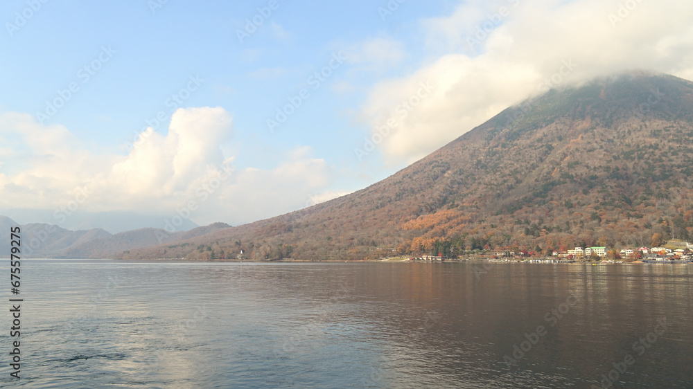 Lake Chuzenji in autumn