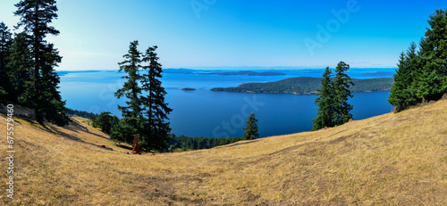Seaside views from Saturna Island, part of Canada's Sourthern Gulf Islands photo