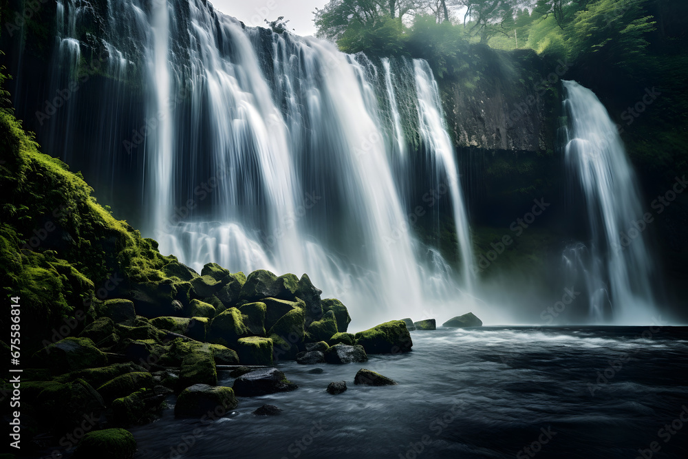 big waterfall, waterfall, beautiful waterfall big waterfall, waterfall, beautiful waterfall