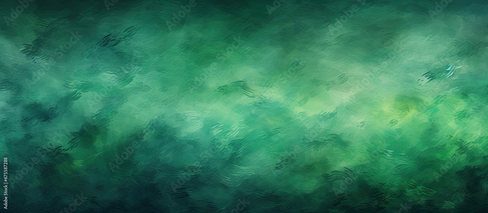 The abstract background pattern is a mesmerizing display of textured designs inspired by the calming elements of water nature grass leaf forest and sea rendered in vibrant shades of green ma