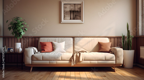 living room interior, house, architecture, interior design, couch romm © MrJeans