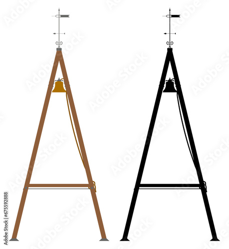 Curfew Bell Leadhills Scotland, UK