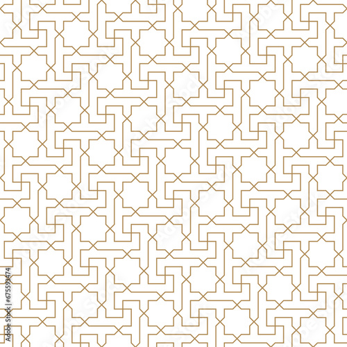 seamless geometric pattern in vintage style